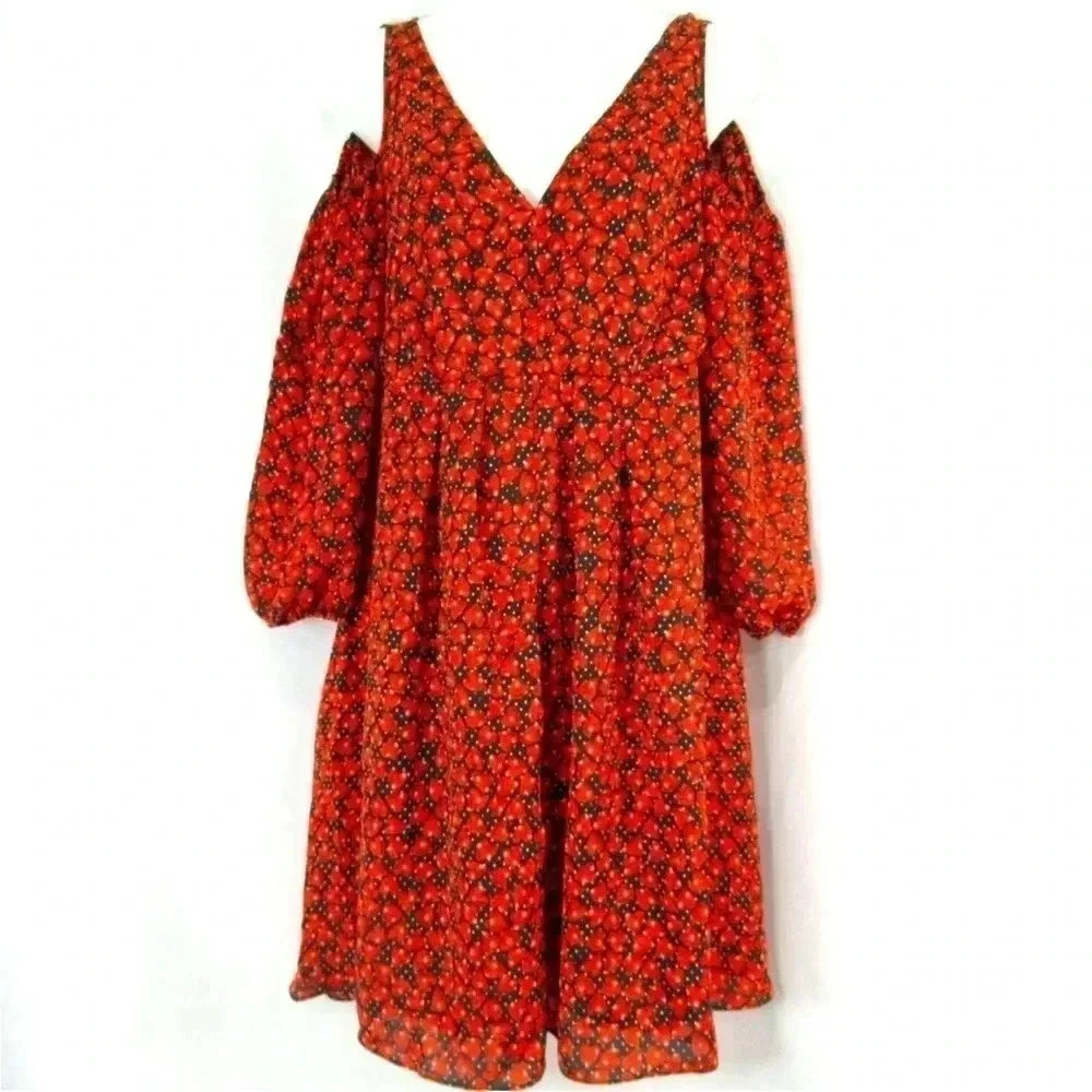 Disney Alice Wonderland Dress Through Looking Glass Red Hearts Colleen Atwood SM